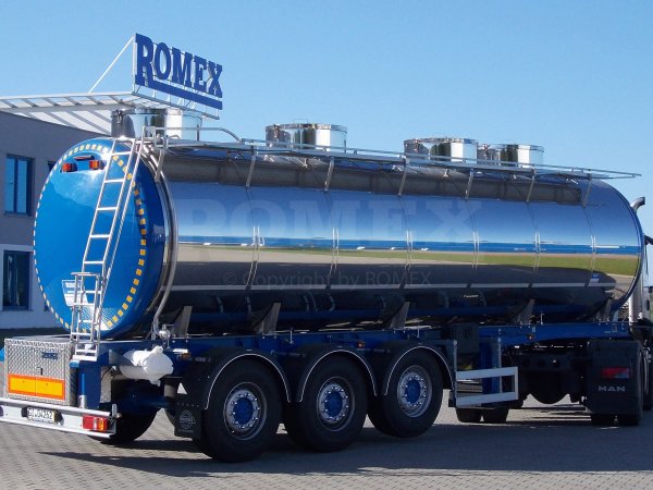 Semiremorci cisterna - transport produse alimentare