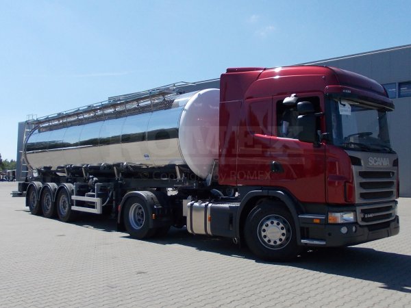 Semiremorci cisterna - transport produse alimentare