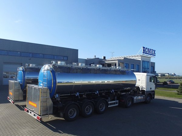 Semiremorci cisterna - transport produse alimentare
